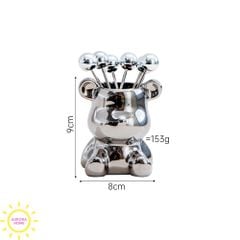Bộ ghim trái cây, mứt Bear Lucky