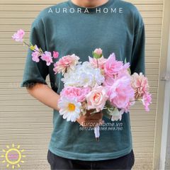 Bó hoa cưới lụa cầm tay Love in Heaven