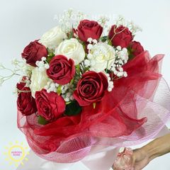 Bó hoa hồng đỏ Ena sang trọng