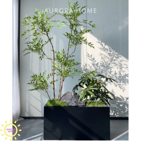 Bồn cây xanh decor trang trí (Mẫu 17)