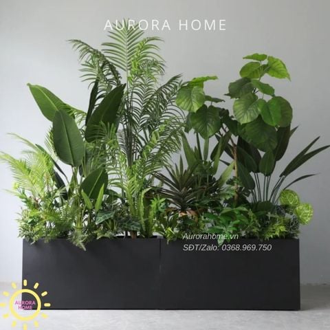 Bồn cây xanh decor trang trí (Mẫu 14)