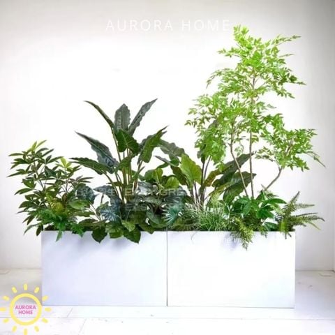 Bồn cây xanh decor trang trí (Mẫu 13)