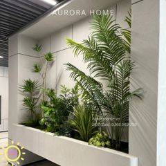 Bồn cây giả decor trang trí (Mẫu 11)