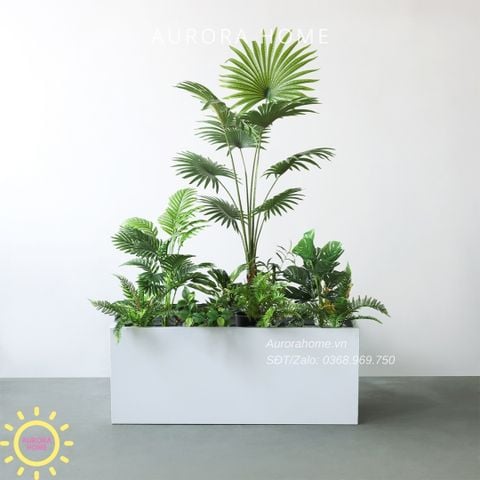 Bồn cây xanh decor trang trí (Mẫu 22)