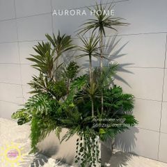 Bồn cây xanh decor trang trí (Mẫu 16)