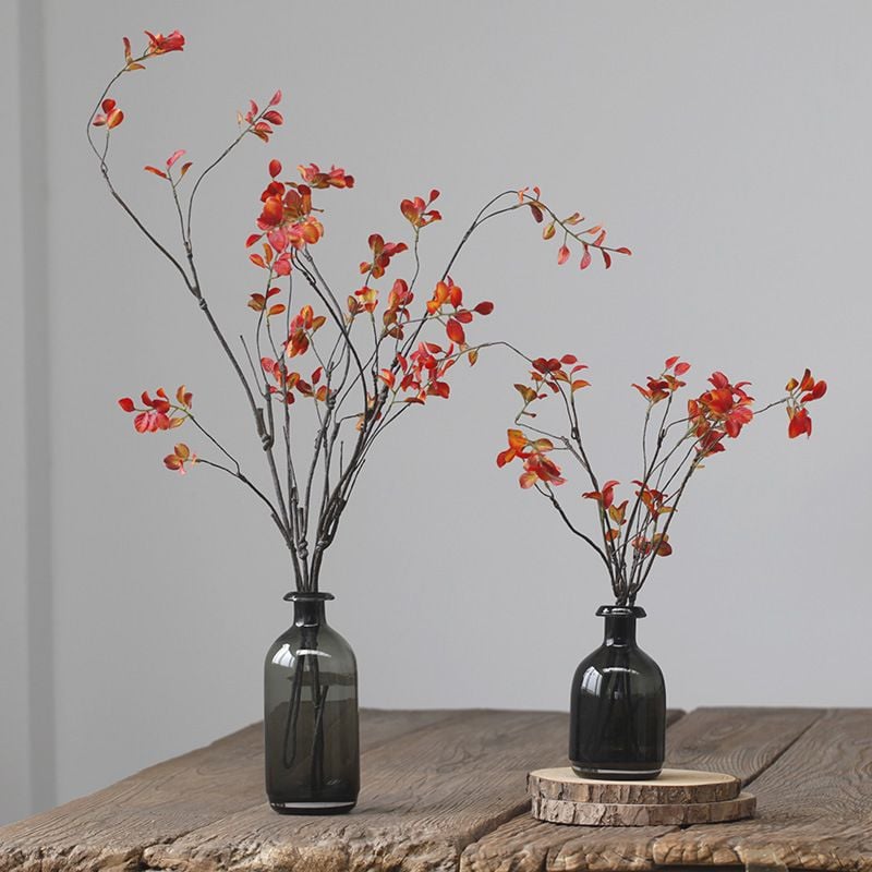 Cành lá Sila giả trang trí cao cấp