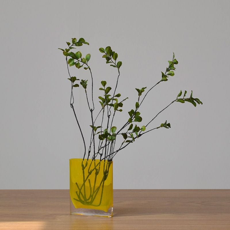 Cành lá Sila giả trang trí cao cấp