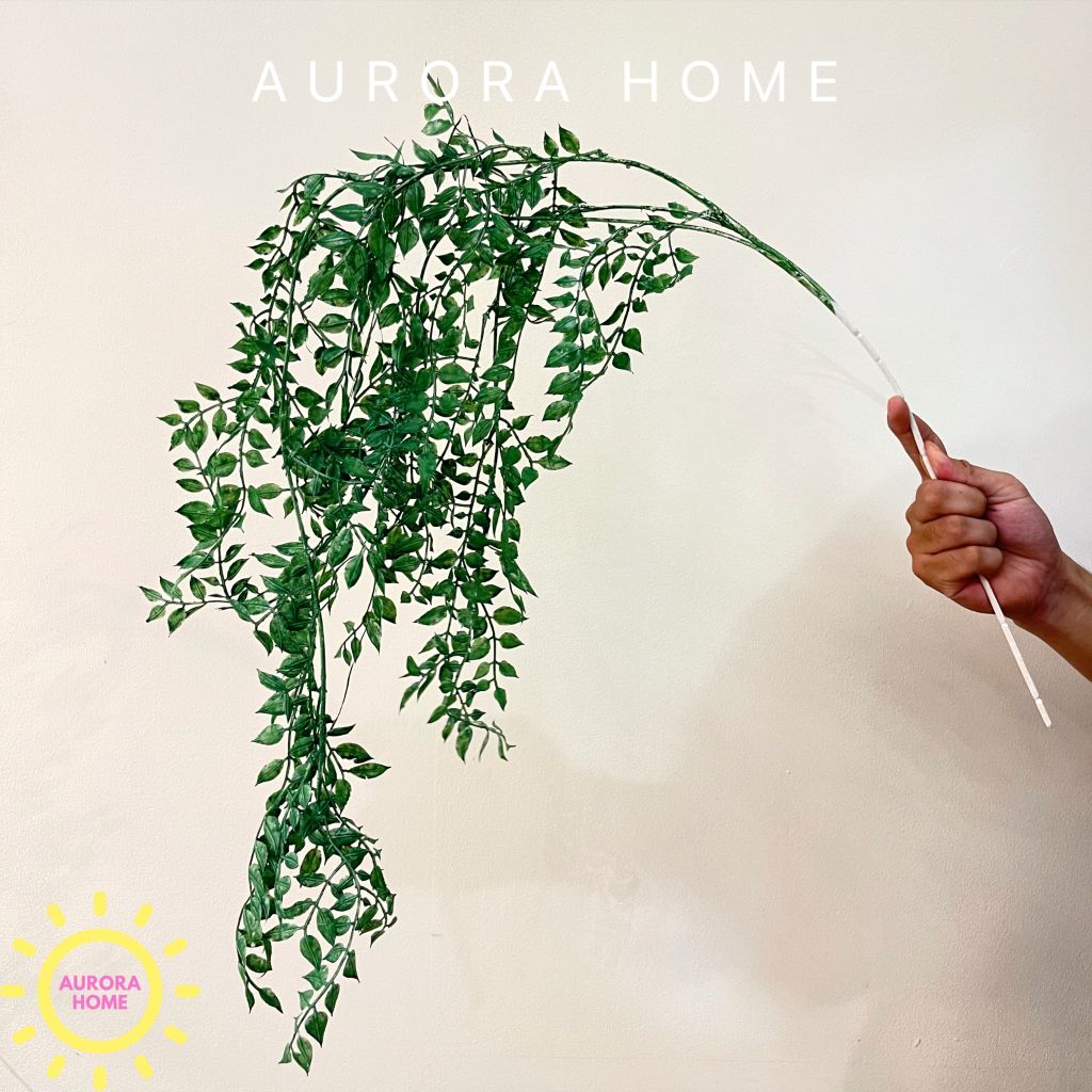 Cành lá dương xỉ rủ giả decor (nhiều mẫu)