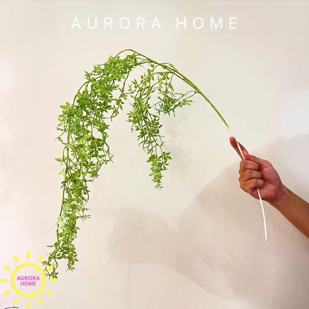 Cành lá dương xỉ rủ giả decor (nhiều mẫu)
