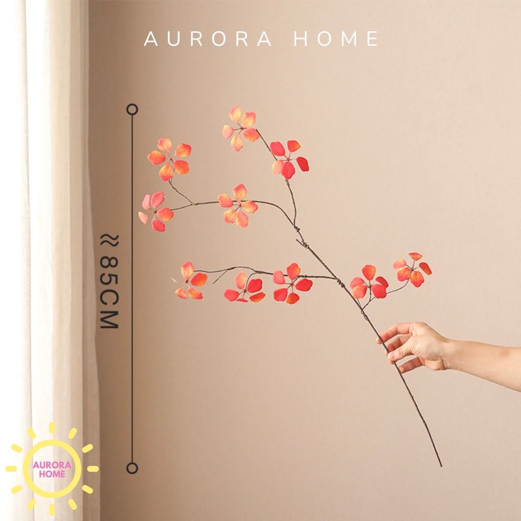 Cành lá Sen Quán Âm Giả (Đỏ)