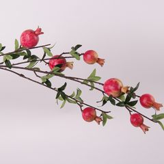 Cành quả lựu cao cấp trái 3D siêu thật (cao 96cm)