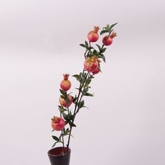 Cành quả lựu cao cấp trái 3D siêu thật (cao 96cm)