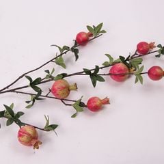 Cành quả lựu cao cấp trái 3D siêu thật (cao 96cm)