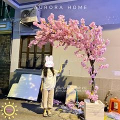 Cây đào Sakura giả trang trí Tết dáng huyền xinh xắn (Nhiều mẫu)