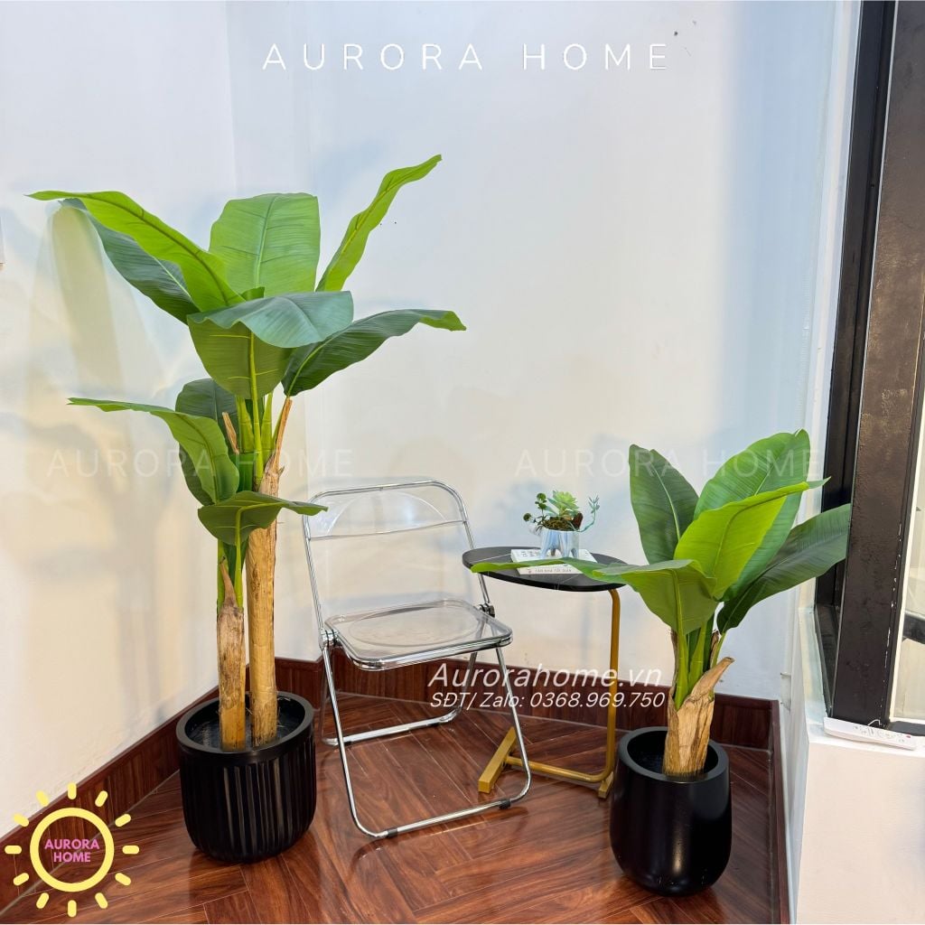 Cây giả Premium cây chuối Việt Nam cao cấp