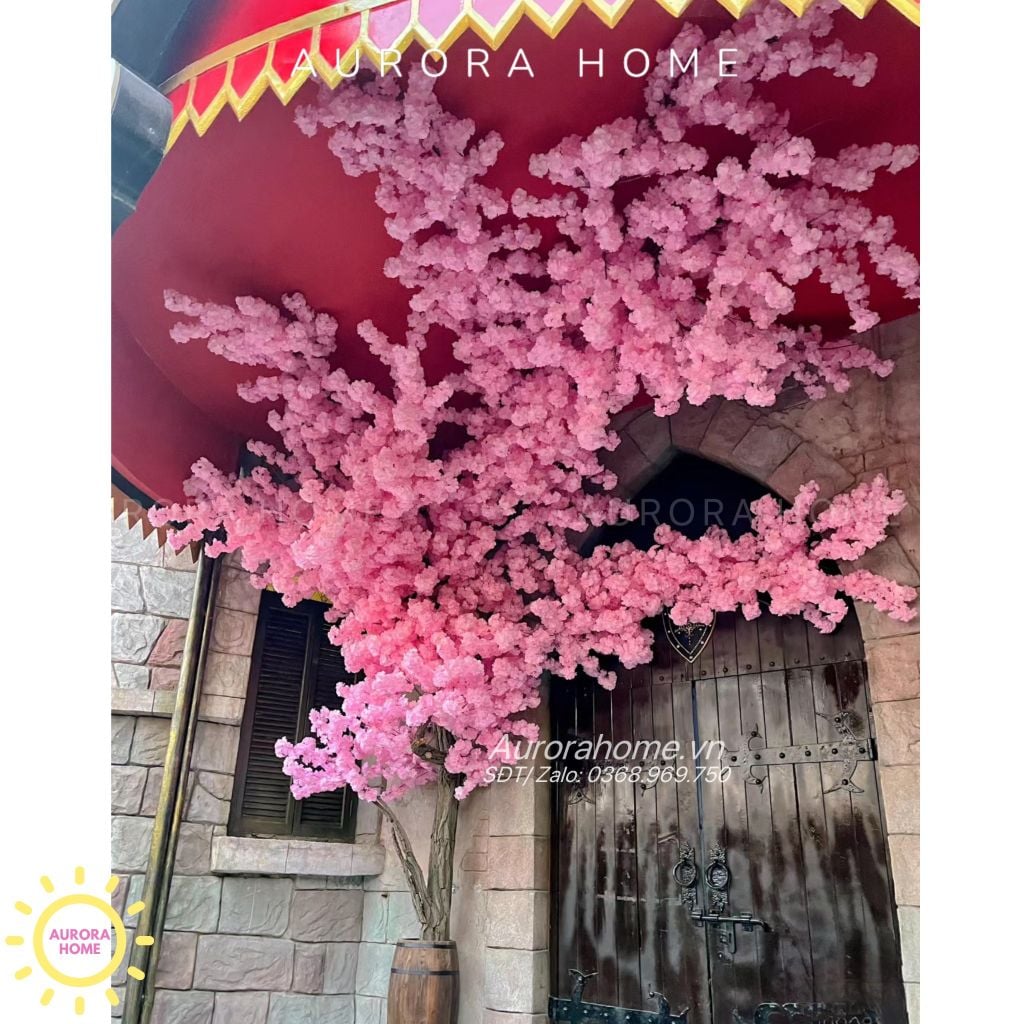 Cây đào giả trang trí Tết (trồng theo kích thước yêu cầu)