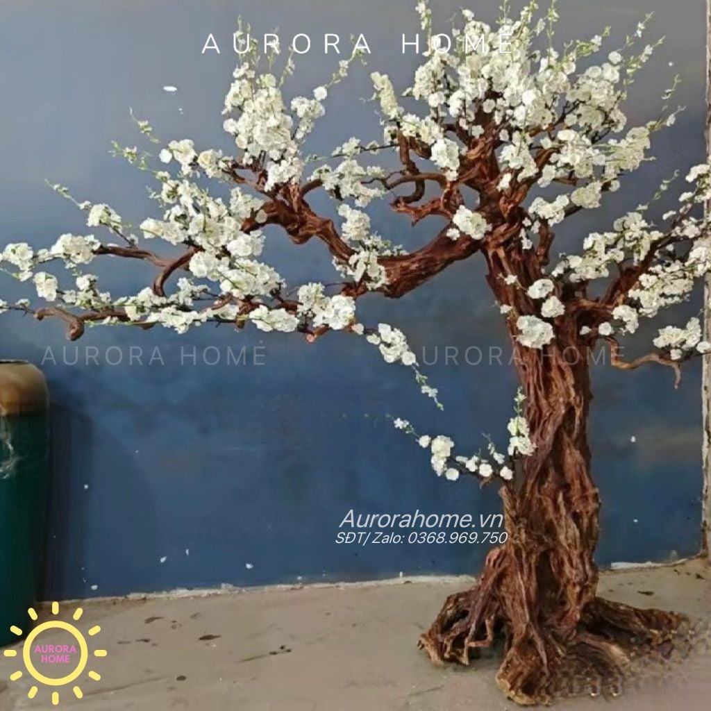 Cây đào giả trang trí Tết (trồng theo kích thước yêu cầu)