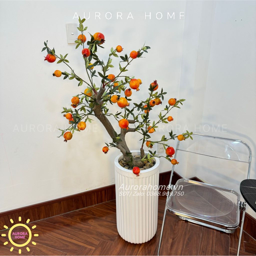 Cây lựu giả dáng bonsai cao cấp (đã kèm chậu)