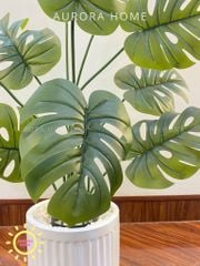 Cây Monstera giả trang trí tán xoè trang trí phòng