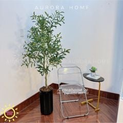 Cây ô liu giả trang trí phòng khách