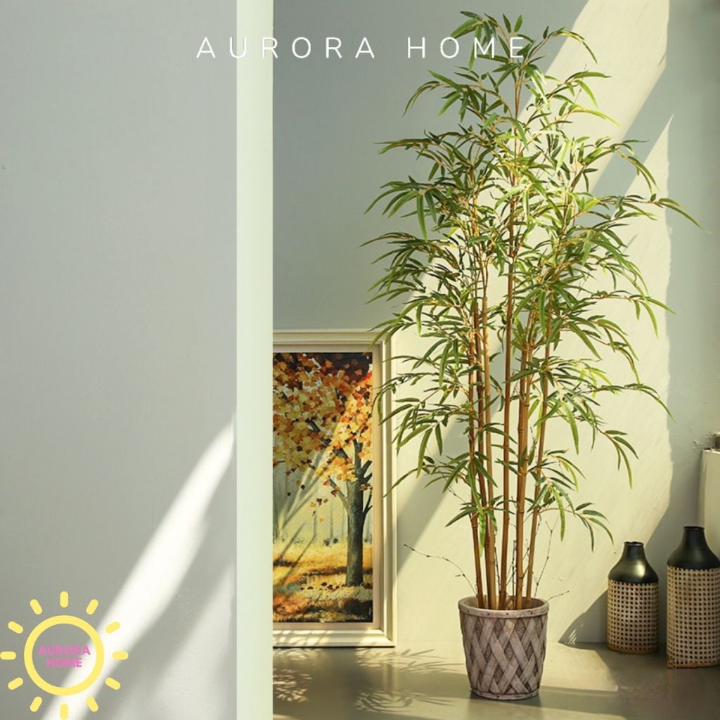 Cây giả Premium cây tre giả tự nhiên cao cấp