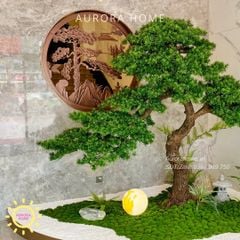 Cây Tùng Bonsai giả cao 135cm trang trí nhà