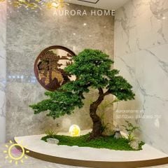 Cây Tùng Bonsai giả cao 135cm trang trí nhà