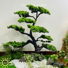 Cây Tùng giả trang trí dáng tầng đổ mây (mẫu 5)