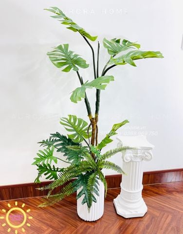 Cây giả trang trí (Set cây decor 04)