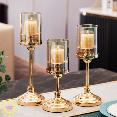 Chân nến trang trí bàn ăn Chân nến trang trí bàn ăn