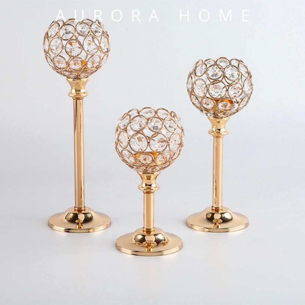 Chân nến phong cách châu Âu (Bộ 3 chân nến)