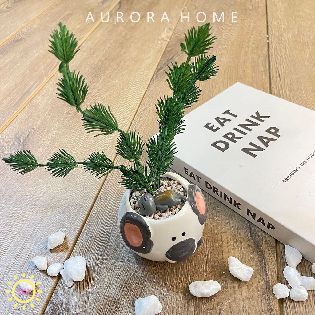 Chậu cây Josie mini giả để bàn