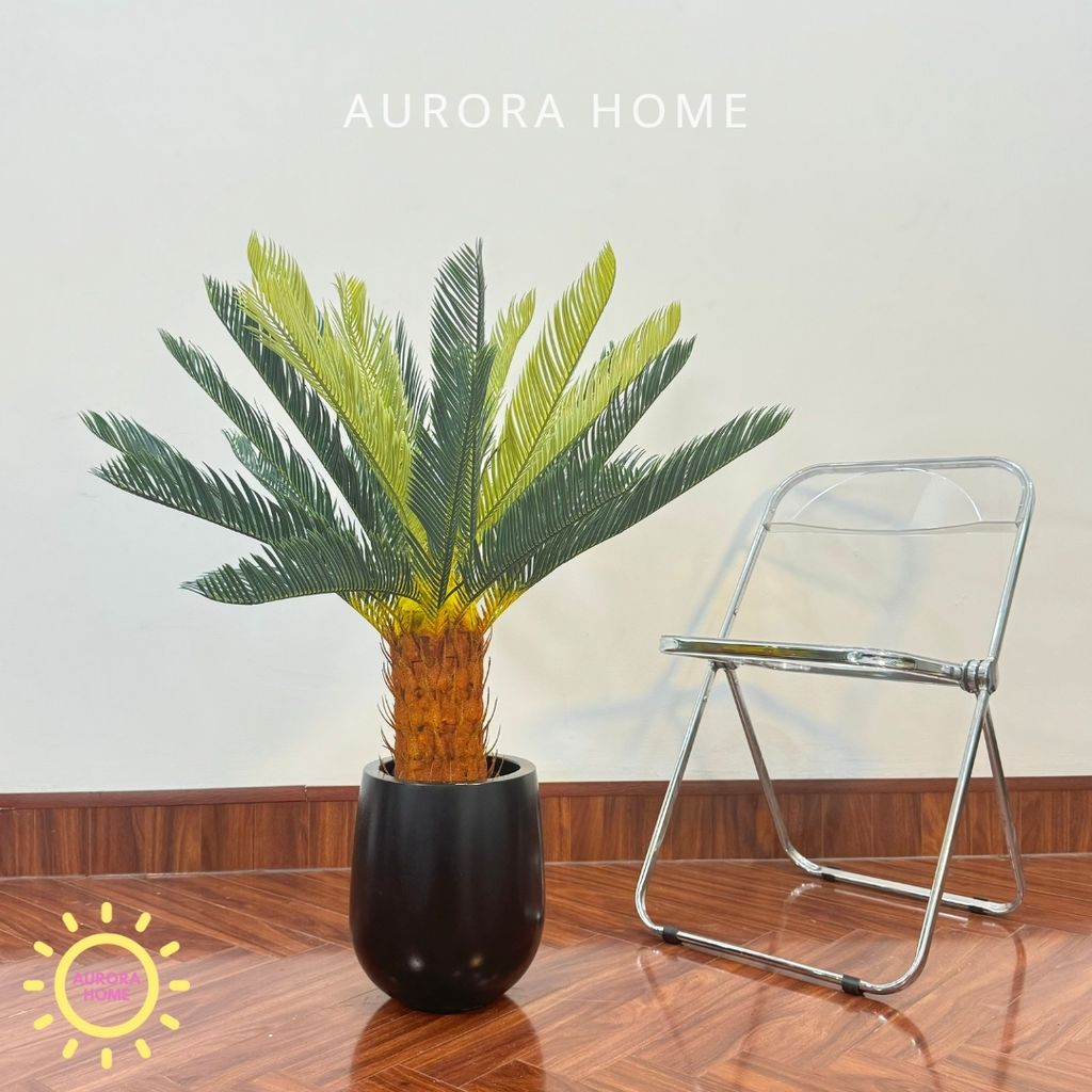 Chậu cây vạn tuế giả cao cấp trang trí nhà