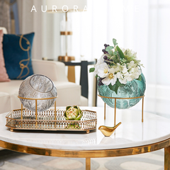 Tượng chim sẻ decor