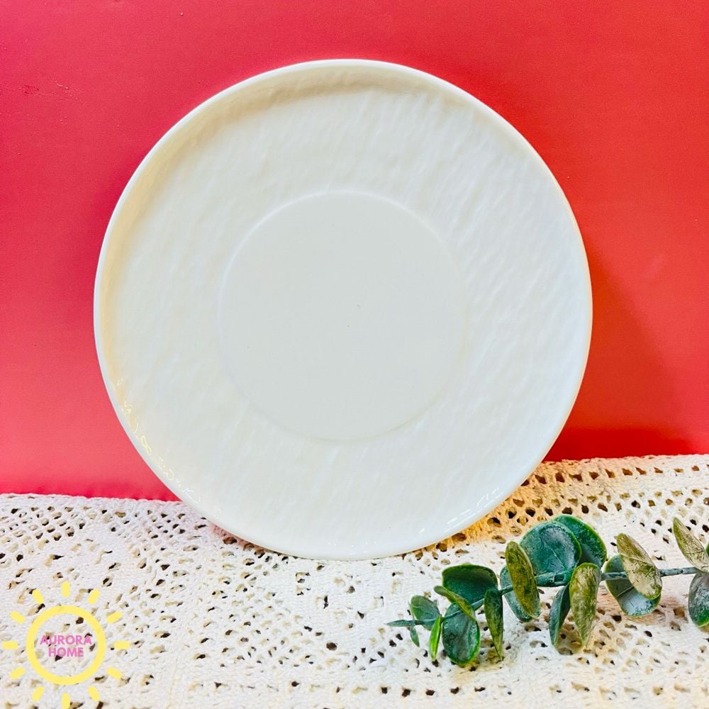 Đĩa gốm sứ White Pearl sang trọng