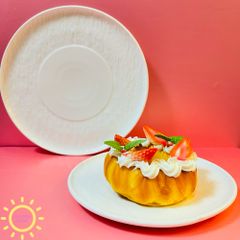 Đĩa gốm sứ White Pearl sang trọng