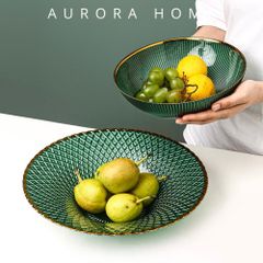 Dĩa Green Davich đựng trái cây cao cấp (dĩa nón)