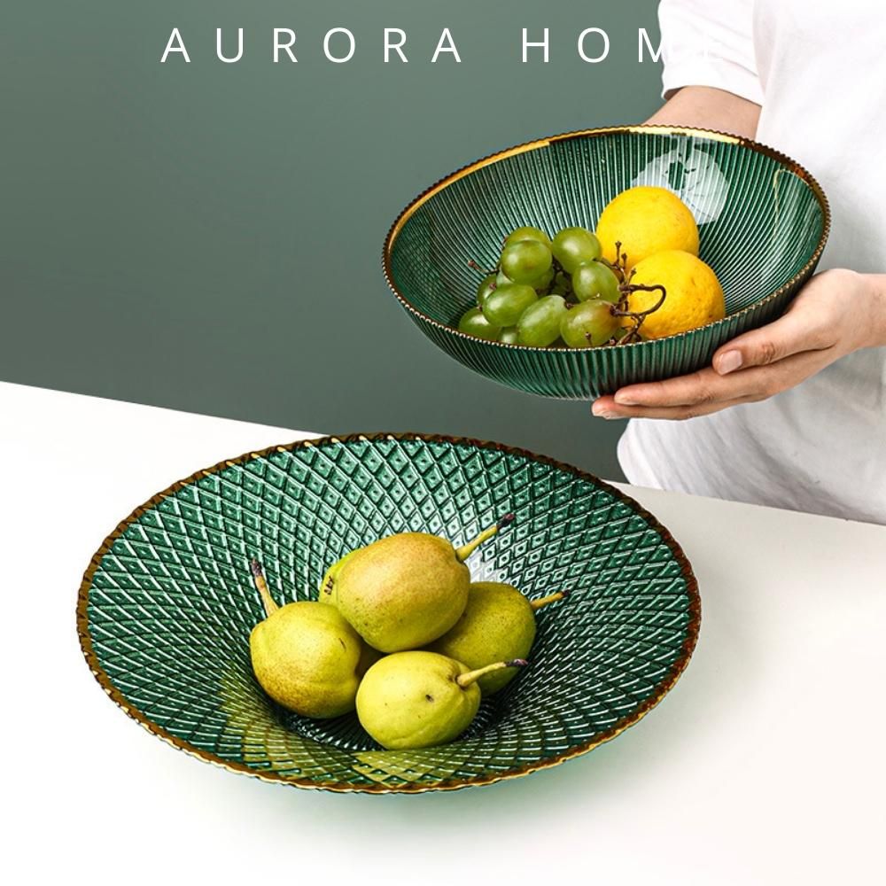 Dĩa Green Davich đựng trái cây cao cấp (dĩa tròn)