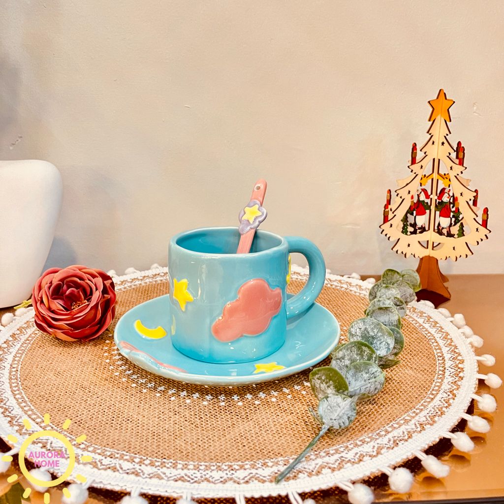 Cốc sứ Moon & Star