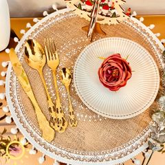 Bộ muỗng dao thìa hoàng gia Royal Elly (Set 4 món)