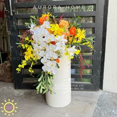 Hoa giả để bục phát biểu (Mẫu 11)