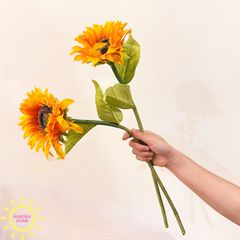 Cành hướng dương giả cao cấp