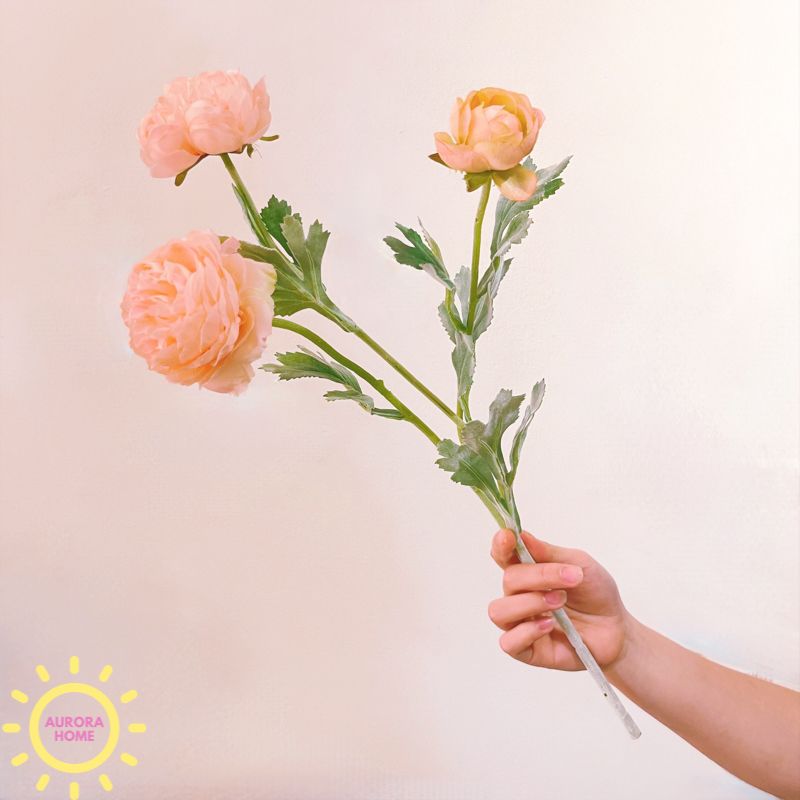 Hoa trà Elip Sados 3 bông - Hoa giả cao cấp