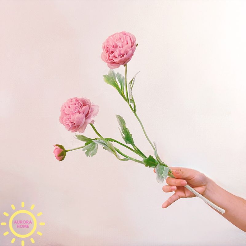 Hoa trà Elip Sados 3 bông - Hoa giả cao cấp