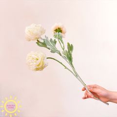 Hoa trà Elip Sados 3 bông - Hoa giả cao cấp