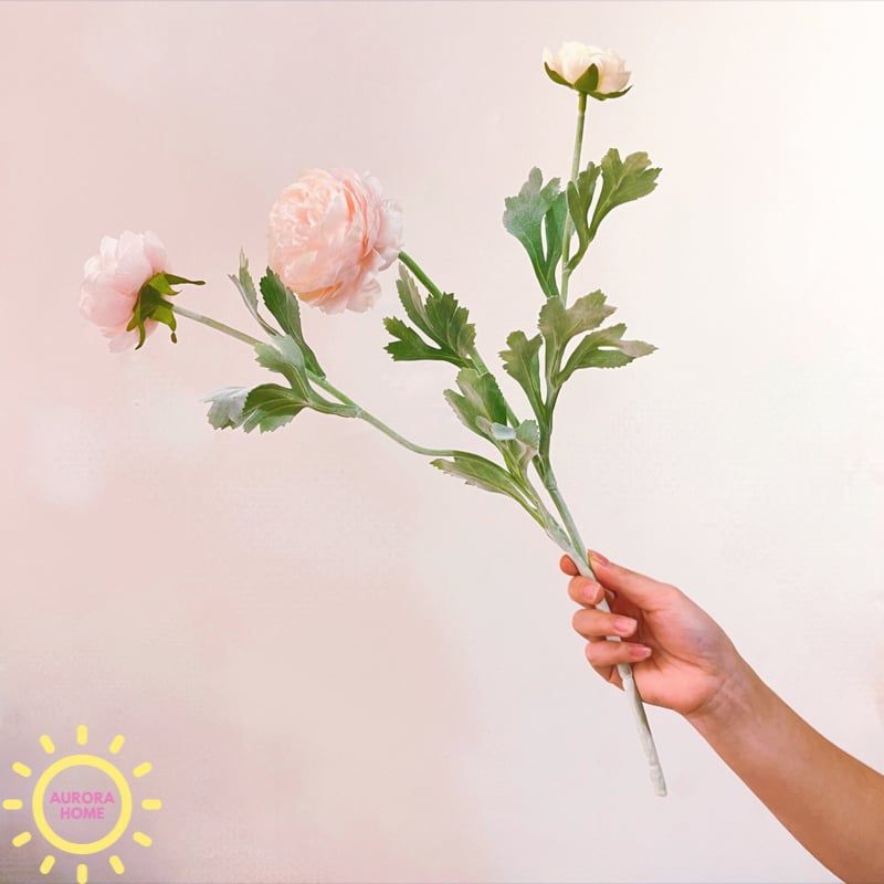 Hoa trà Elip Sados 3 bông - Hoa giả cao cấp