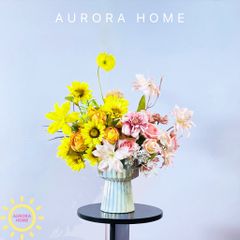 Bình hoa giả để bàn Yello Pinky Forist