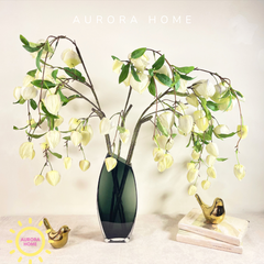 Bình hoa giả để bàn cao cấp hoa chuông Ekira