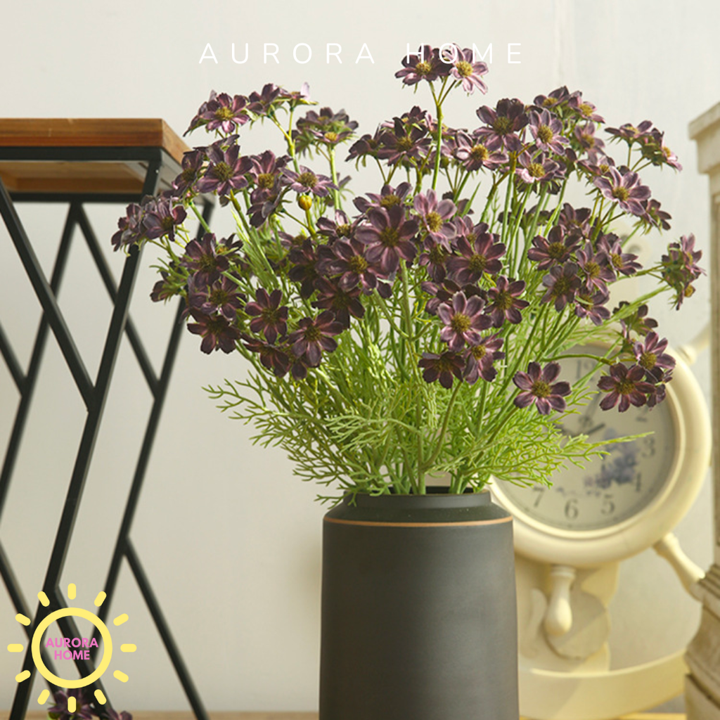 Cành hoa cúc hoang dại Senka - Hoa giả cao cấp