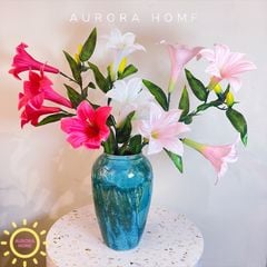 Bình hoa ly giả Elever Mimi để bàn phong cách cổ điển